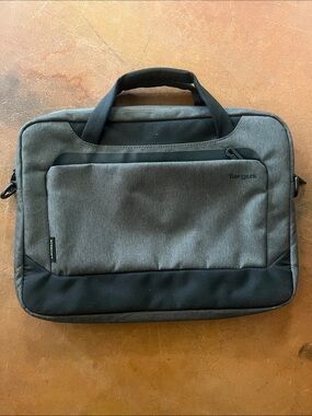 Targus Gray and Black Laptop Briefcase